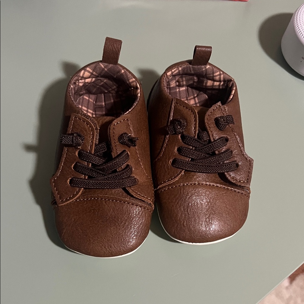 Brown Baby Shoes with Velcro